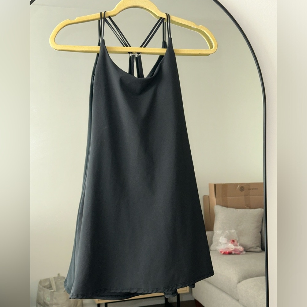 Abercrombie Black Mini Workout Dress with Bodysuit and Pocket